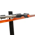 Pulverizator electric tractat RURIS RS TANK 10000 – 100 L, 5.5 bar, 12V, Debit 3.1 L/min, Lance metalica, Furtun 5 m, Manometru, Roti 38x8.5 cm, 4 duze incluse
