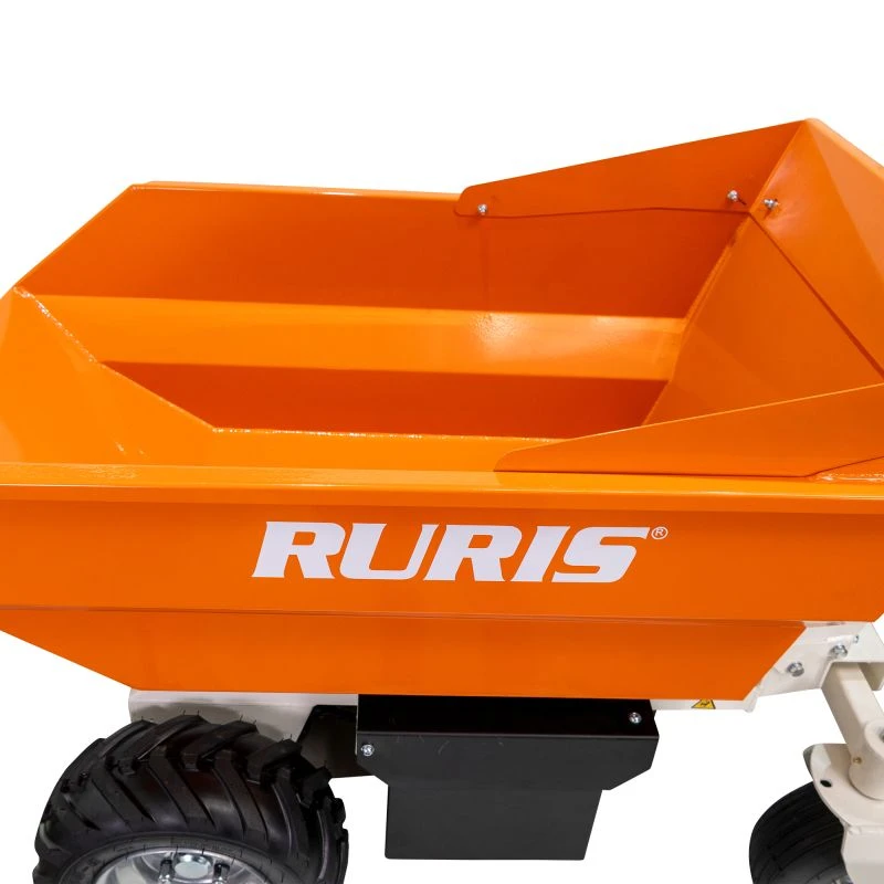 Roaba Electrica Autopropulsata RURIS RTS 5000 – Motor 1000W, Baterie 48V, Capacitate 500 kg, Basculare Hidraulica