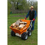 Roaba autopropulsata RURIS RTS 6000, motor benzina 7 CP, 500 kg capacitate, 3+1 trepte, basculare manuala