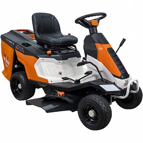 Tractoras pentru tuns gazon RURIS RX Pilot 002H, motor benzina Loncin 4T, 224 CC, 9.5 CP, 6,99 KW, latime taiere 65 cm, inaltime 30-75 mm, cos 150 kg