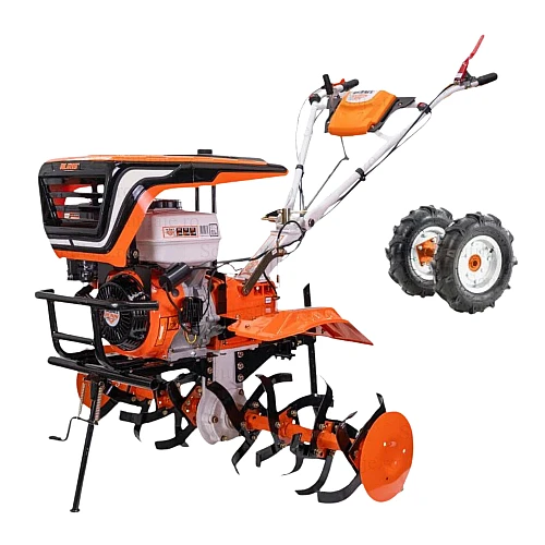 Motosapa RURIS 913K, 13 CP, 4 timpi, 390 cc, roti cauciuc 5.00-12, freze, capota cu far