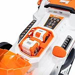 Masina de tuns gazon pe acumulator RURIS RXI 4344E, 40 V, latime 430 mm, suprafata pana la 650 mp