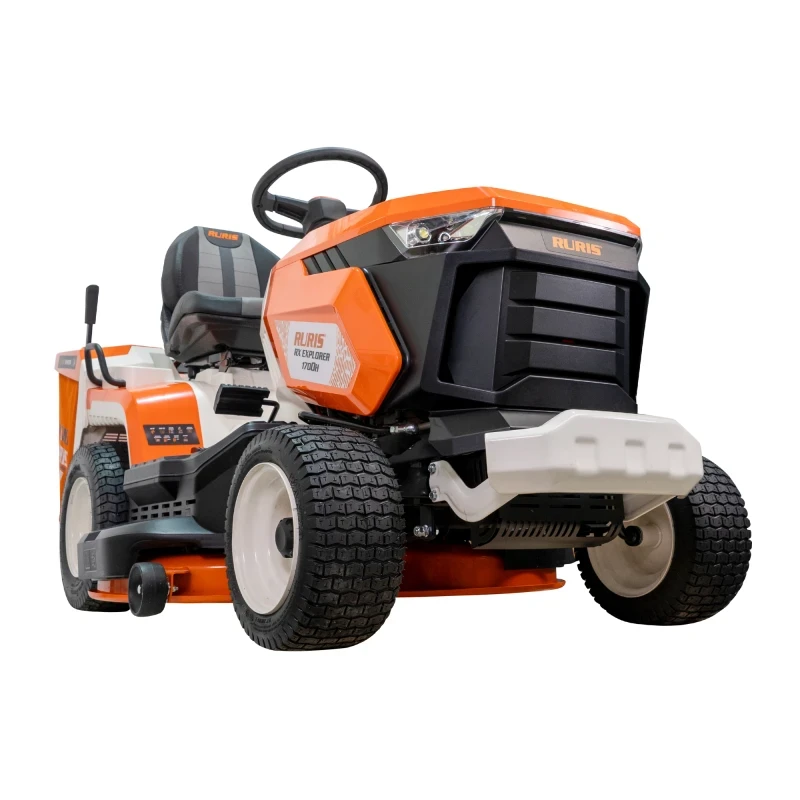 Tractor de tuns gazon Ruris Explorer 1700H – Motor Loncin 19 CP, 586cc, Latime Taiere 1024 mm, Transmisie Hidrostatica, Sac Colector 280 L