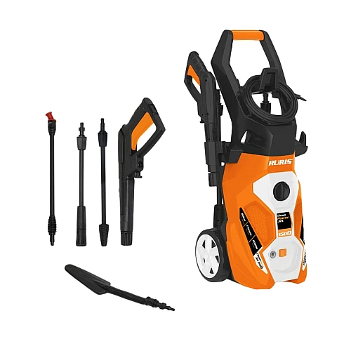 Aparat de spalat cu presiune RURIS CleanPowerJet 1500 – 2000W, 160 Bar, 7.5 L/min, Furtun 6m, Cablu 5m, 8.6 kg