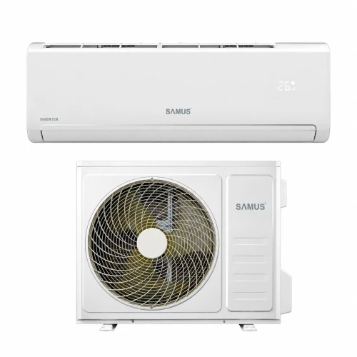 Aparat de aer conditionat Samus ACS-12K01, 12000 BTU, A++ / A+, Wi-Fi, inverter, ventilatie, functie incalzire, mod eco, I Feel, timer, mod de noapte, autocuratare