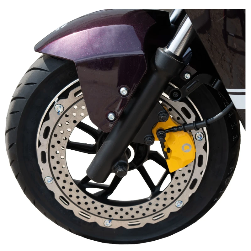 Scuter electric Samus MODENA-25-12T2000-72V23-Purple, putere maxima 2000W, Autonomie 85 km, viteza maxima de 25 km/h, conform reglementarilor UE, fara permis