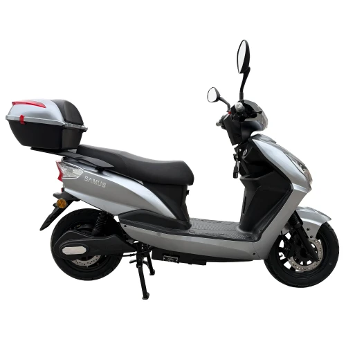 Scuter electric Samus Torino-25-12T2500-72V32-Gray, putere maxima 2500W, Autonomie 100 km, viteza maxima de 25 km/h, conform reglementarilor UE, fara permis