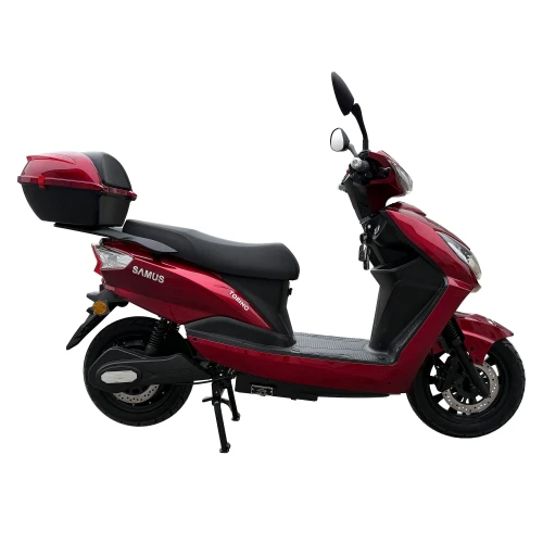 Scuter electric Samus Torino-25-12T2500-72V32- Red, putere maxima 2500W, Autonomie 100 km, viteza maxima de 25 km/h, conform reglementarilor UE, fara permis
