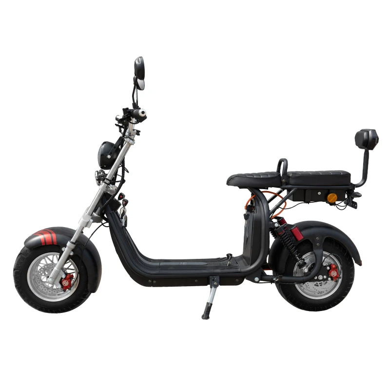 Scuter electric, Samus Indiana-10T2100-60V20L-Black, autonomie 60 km, putere maxima 2100 W, acumulator 60 V 20 Ah, viteza maxima de 25 km/h, conform reglementarilor UE, fara permis