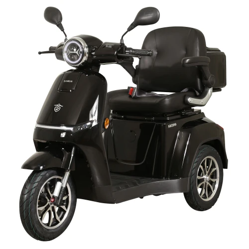 Triciclu electric, tricicleta, Samus Arizona-3R1-10T1000-60V20-Black, motor 1000 W, acumulator 60V 20Ah, autonomie 50 km, viteza maxima de 25 km/h, conform reglementarilor UE, fara permis