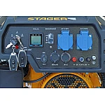 Stager FD 3600ER Automatic Generator curent monofazat, 230V, 3.0kW, benzină, conector ATS, multistart, autonomie pana la 20h