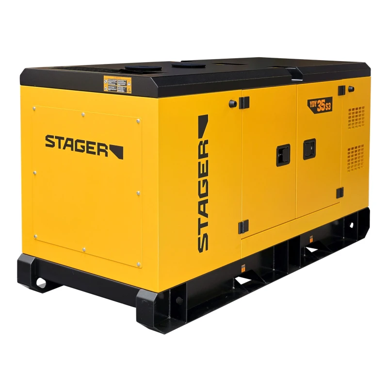 Stager YDY35S3 Generator insonorizat 35kVA, 46A, 1500rpm, trifazat, diesel