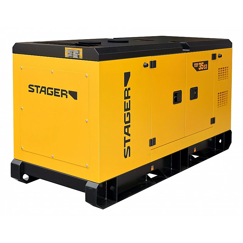 Stager YDY35S3 Generator insonorizat 35kVA, 46A, 1500rpm, trifazat, diesel