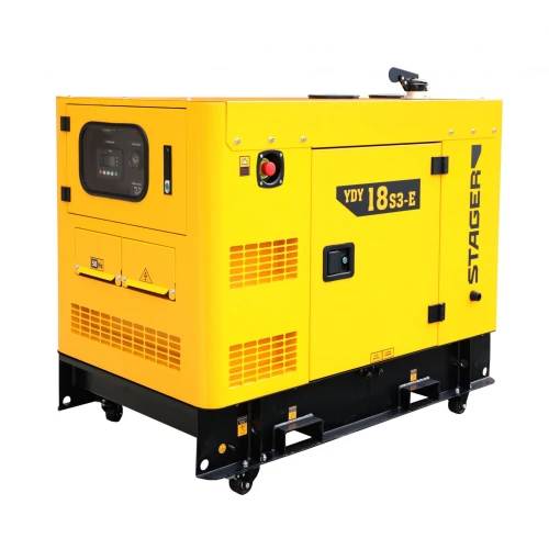 Generator insonorizat STAGER YDY18S3-E 1158000018S3, diesel, trifazat, 16 kVA, 23 A, 1500 rpm