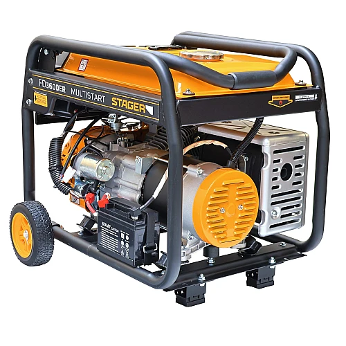 Stager FD 3600ER Automatic Generator curent monofazat, 230V, 3.0kW, benzină, conector ATS, multistart, autonomie pana la 20h