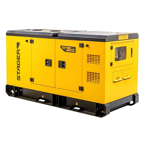 Stager YDY35S3 Generator insonorizat 35kVA, 46A, 1500rpm, trifazat, diesel