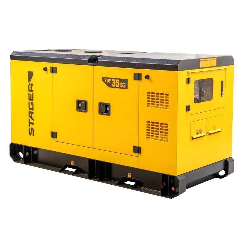 Stager YDY35S3 Generator insonorizat 35kVA, 46A, 1500rpm, trifazat, diesel