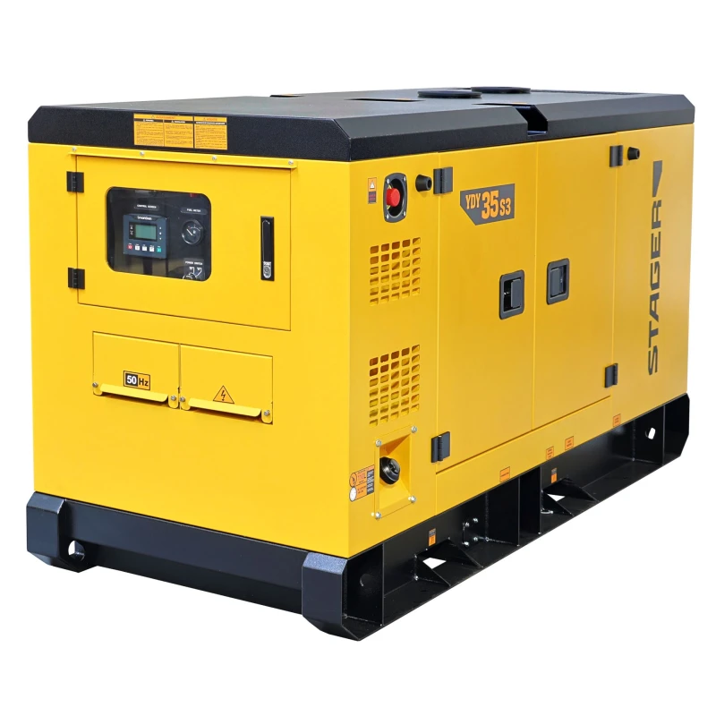 Stager YDY35S3 Generator insonorizat 35kVA, 46A, 1500rpm, trifazat, diesel