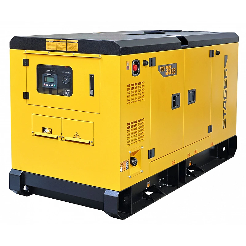 Stager YDY35S3 Generator insonorizat 35kVA, 46A, 1500rpm, trifazat, diesel