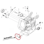 Surub golire ulei RURIS PS168f-2-10, M10 x 15, pentru motosape Ruris 6 cp, 6.5 cp, 7 cp