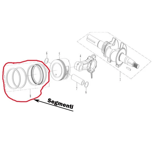 Segmenti motor 168f RURIS PS168f-4-8, diametru 68 mm, pentru motosapa Ruris, Dac, Gigant, Zimbru Segmenti motor 168f RURIS PS168f-4-8, diametru 68 mm, pentru motosapa Ruris, Dac, Gigant, Zimbru
