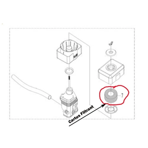 Cartus filtrant RURIS PS168f-8-7, pentru motocultoarele Ruris echipate cu motoare 168F Cartus filtrant RURIS PS168f-8-7, pentru motocultoarele Ruris echipate cu motoare 168F