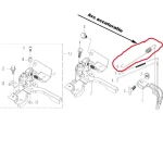 Arc acceleratie RURIS PS168f-9-6, pentru motosapa Ruris 6 cp, 6.5 cp, 7 cp