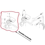 Ansamblu acceleratie RURIS PS168f-9-7a, pentru motosapa Ruris 6 cp, 6.5 cp, 7 cp