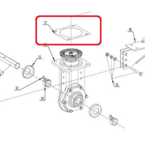 Garnitura RURIS PS721k-9-25, pentru motocultoarele Ruris 721K Garnitura RURIS PS721k-9-25, pentru motocultoarele Ruris 721K