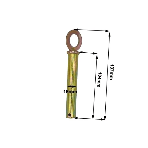 Bolt RURIS PS731-1-30, lungime 137 mm, grosime 16 mm, pentru motocultor Ruris