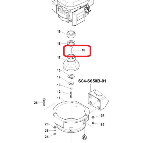Pana dreapta RURIS PSS550-23, pentru motocultoarele Ruris S550 Pana dreapta RURIS PSS550-23, pentru motocultoarele Ruris S550