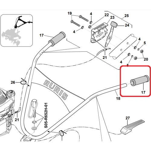 Manson coarne RURIS PSS550-67, pentru motocultoarele Ruris 550 Manson coarne RURIS PSS550-67, pentru motocultoarele Ruris 550