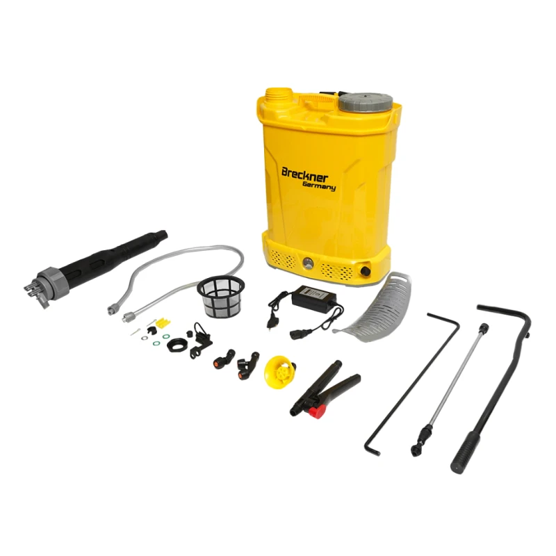 Pompa de stropit vermorel 2 in 1 manuala si electrica rezervor 18L baterie 12V 8Ah debit 3.1 l/min Breckner Germany