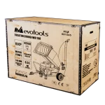 Tocator pentru crengi, model WD150 Epto, putere 15 CP, transmisie pe curea, Evotools