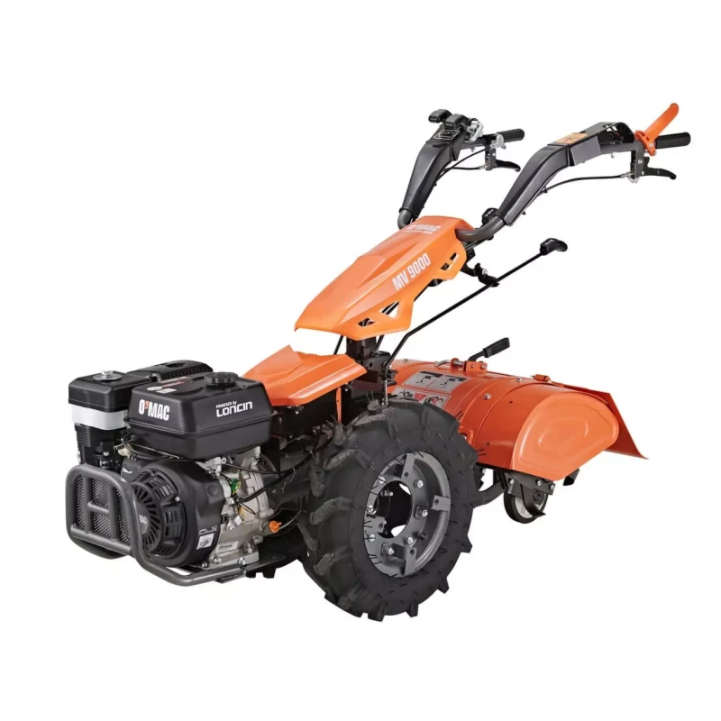 Motocultivator OMAC MV 9000, motor benzina, 4 timpi, 270 CC, 9 CP, 6.6 kW, 5 trepte viteza, roti cauciuc 5.00 x 10, freza 65 cm Motocultivator OMAC MV 9000, motor benzina, 4 timpi, 270 CC, 9 CP, 6.6 kW, 5 trepte viteza, roti cauciuc 5.00 x 10, freza 65 cm