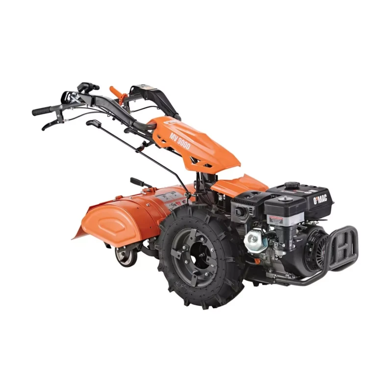 Motocultivator OMAC MV 9000, motor benzina, 4 timpi, 270 CC, 9 CP, 6.6 kW, 5 trepte viteza, roti cauciuc 5.00 x 10, freza 65 cm Motocultivator OMAC MV 9000, motor benzina, 4 timpi, 270 CC, 9 CP, 6.6 kW, 5 trepte viteza, roti cauciuc 5.00 x 10, freza 65 cm