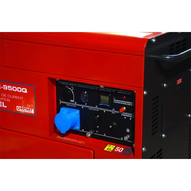 Generator DIESEL Rotakt RODE9500QT, 7.1 kW
