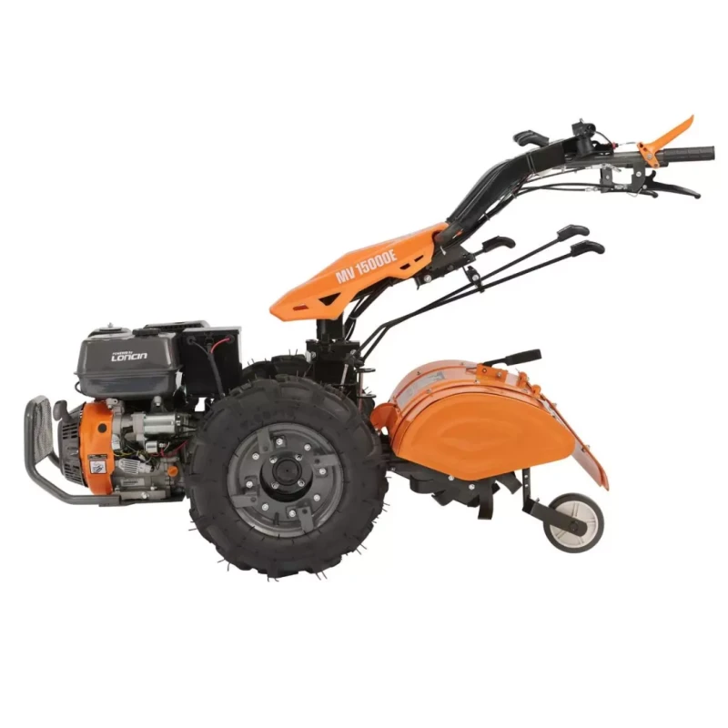 Motocultivator OMAC MV 15000E, motor benzina Loncin, 4 timpi, 420 CC, 15 CP, 11.1 kW, 5 trepte viteza, freza 65 cm