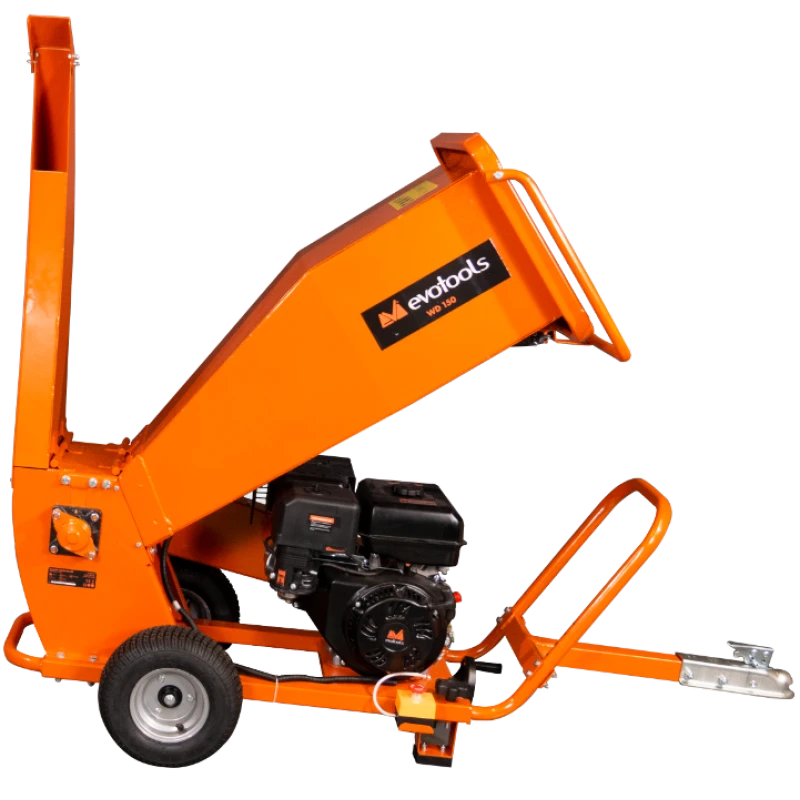 Tocator pentru crengi, model WD150 Epto, putere 15 CP, transmisie pe curea, Evotools