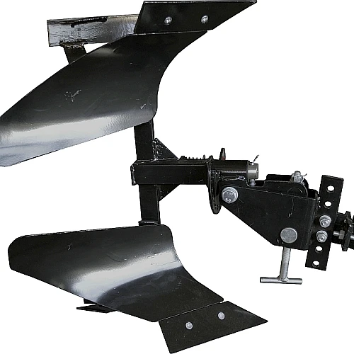 Plug de arat reversibil pentru motocultor, cu doua trupite, Rotakt