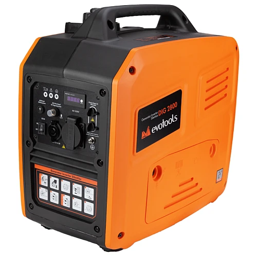 Generator Invertor Evotools, Silentios EPTO DIG 2800, Putere 2800 W, 681902