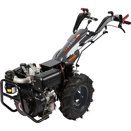 Motocultivator Evotools PLUS, Diesel Kama MTD370, Pornire Electrica, 10CP, 4 timpi racit cu aer