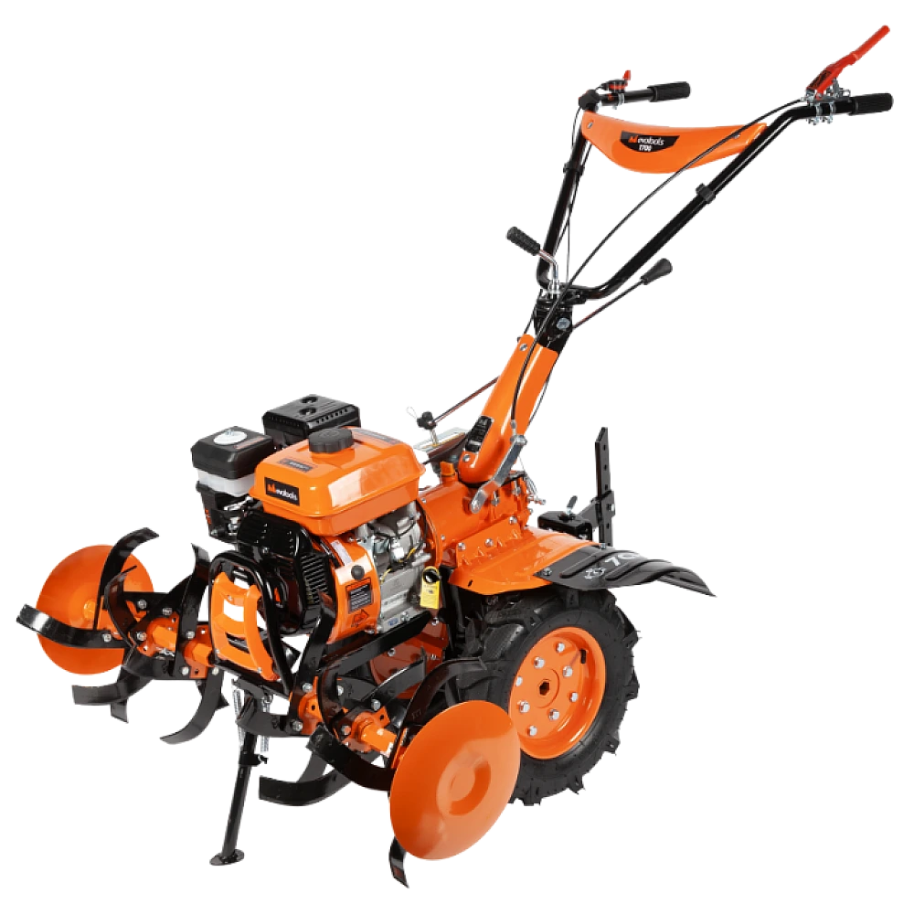 Motocultor T700 Evotools 7 CP, roti de transport, freze, pinion