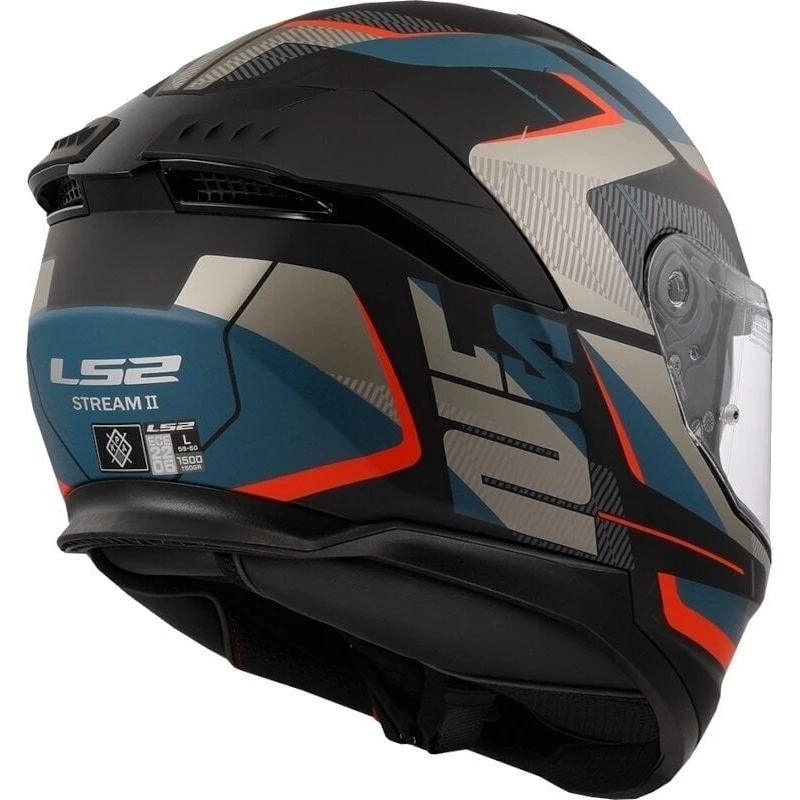 Casca LS2 FF808 Stream II Road Matt Black/Blue XL