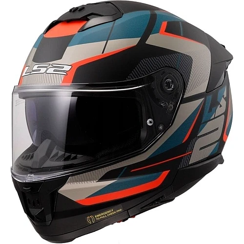 Casca LS2 FF808 Stream II Road Matt Black/Blue L