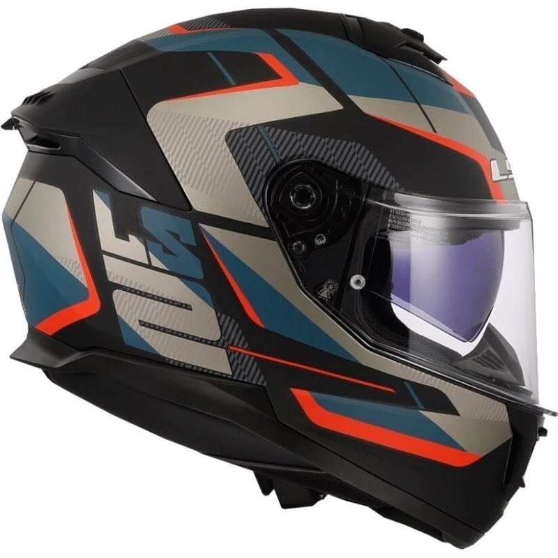 Casca LS2 FF808 Stream II Road Matt Black/Blue XL
