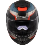 Casca LS2 FF808 Stream II Road Matt Black/Blue 2XL