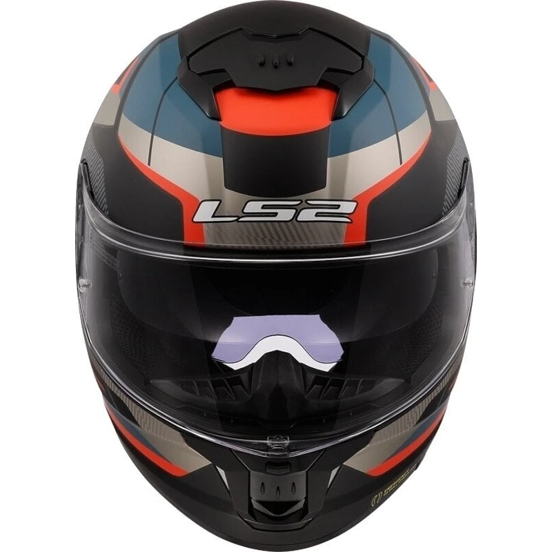 Casca LS2 FF808 Stream II Road Matt Black/Blue 2XL