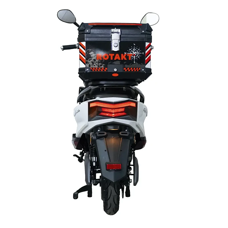 Scuter Rotakt Galileo Ultra, viteza maxima 25Km/h, autonomie 45Km, Putere 2400W, acumulatori 72V / 30Ah, timp de încărcare 6-8h, KeyLess Go, USB, NFC/Bluetooth, fara permis
