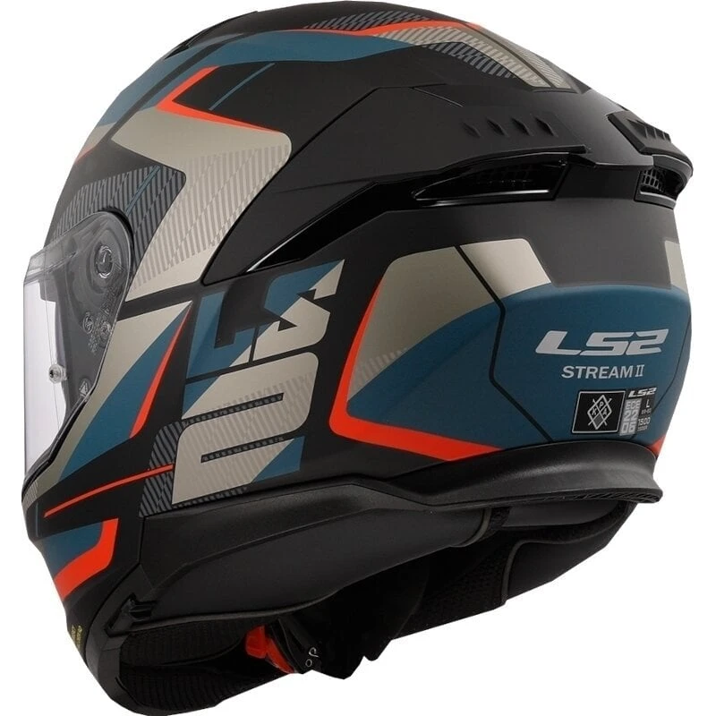 Casca LS2 FF808 Stream II Road Matt Black/Blue 2XL